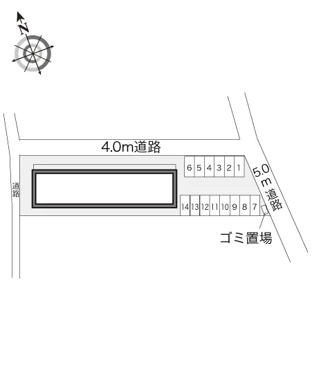 ★手数料０円★銚子市笠上町　月極駐車場（LP）